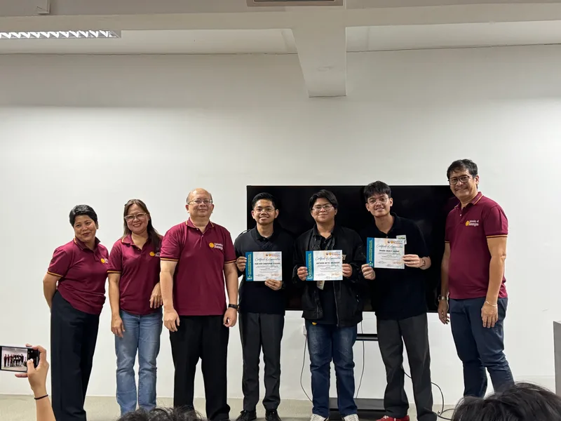 Certificates with the panel — Auxiliare capstone project